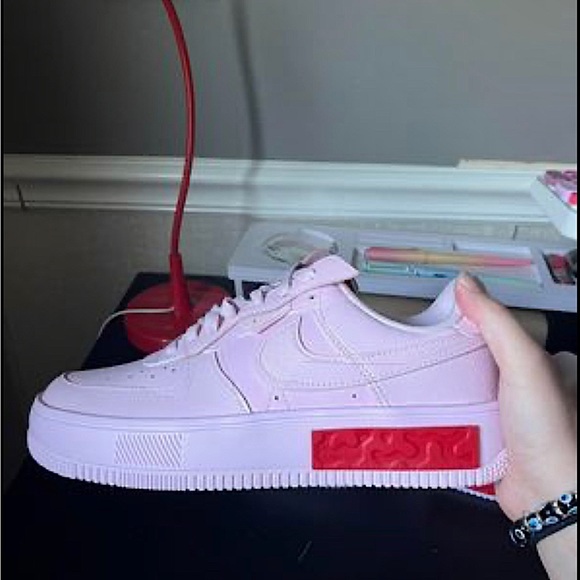 Nike Air Force 1 Shoes Fontanka Pink Women Limited Edition - Picture 3 of 5
